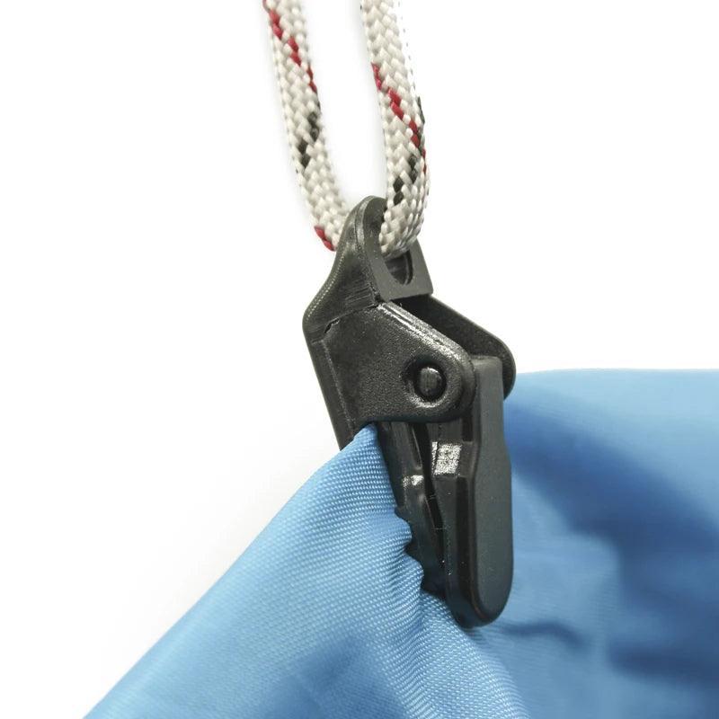 10PCS Tent pull point Clip Outdoor camping tent alligator clip pull point hook buckle for the Tent crocodile clip tent accessory - Outdoor Travel Store