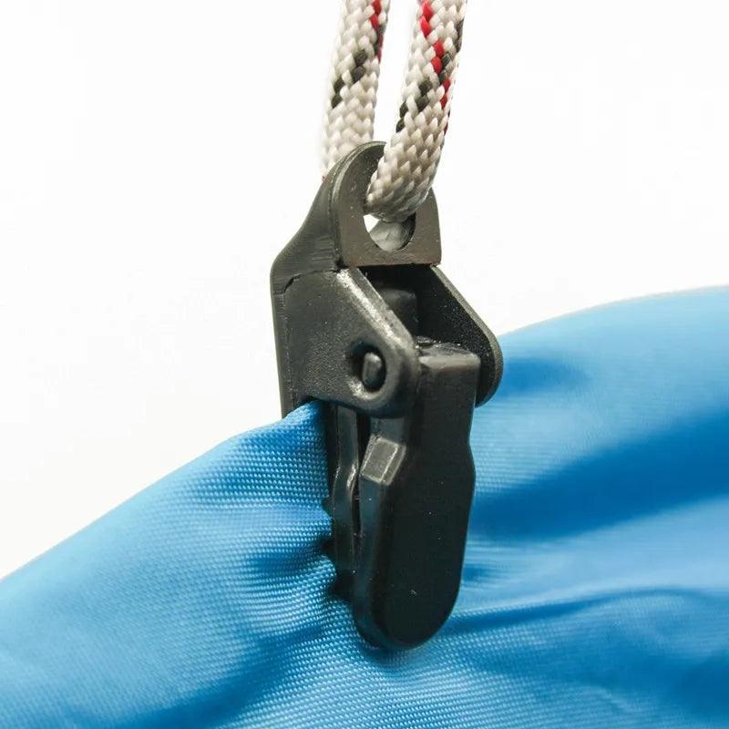 10PCS Tent pull point Clip Outdoor camping tent alligator clip pull point hook buckle for the Tent crocodile clip tent accessory - Outdoor Travel Store