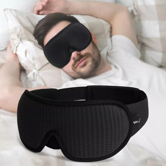 3D Sleeping Mask Block Out Light Sleep Mask For Eyes Soft Sleeping Aid Eye Mask for Travel Eyeshade Night Breathable Slaapmasker - Outdoor Travel Store