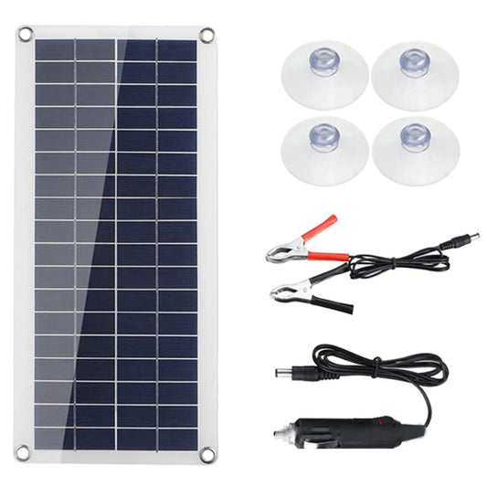 50W Solar Panel 12V Trickle Solar Cell Controller Maintenance Solar Panel For RV Car Charger Outdoor Battery Supply Camping - Outdoor Travel Store
