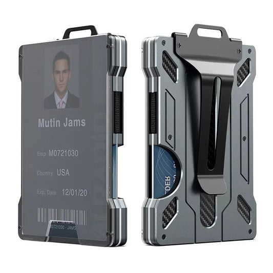 EDC Outdoor Card Holder Practical Tactical Magsafe Aluminum Fashion Mini Smart Magic Wallet - Outdoor Travel Store