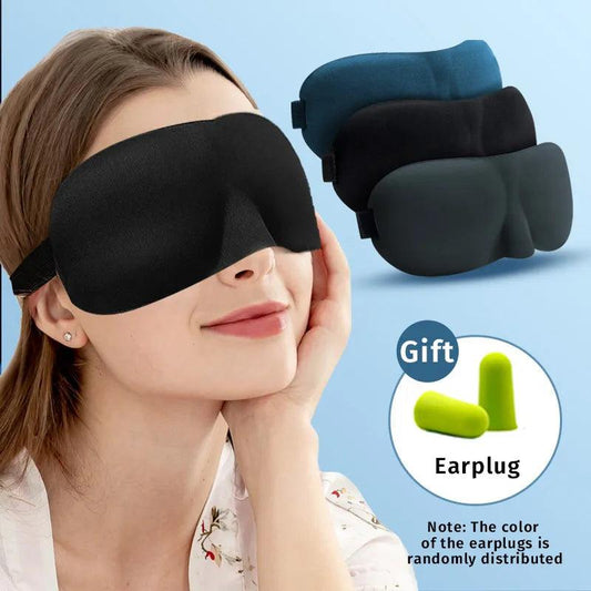 Eye Mask for Sleeping 3D Contoured Cup Blindfold Concave Molded Night Sleep Face Masks Block Out Light with Women Men Eyepatch - Outdoor Travel Store