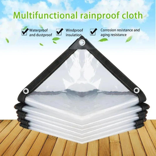 Gardening Transparent Plastic Shelter Film Outdoor Waterproof Tarp Cloth Terrace Succulents Insulation Tent Balcony Awnings Tarp - Outdoor Travel Store