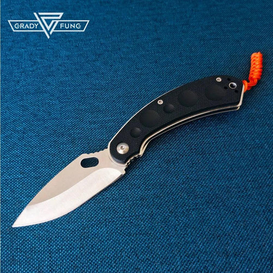 GradyFung Camping Folding Knife Stainless Steel Blade Tools for Outdoor EDC Survival Utility Pocket Self-defend Cutter Gear - Outdoor Travel Store