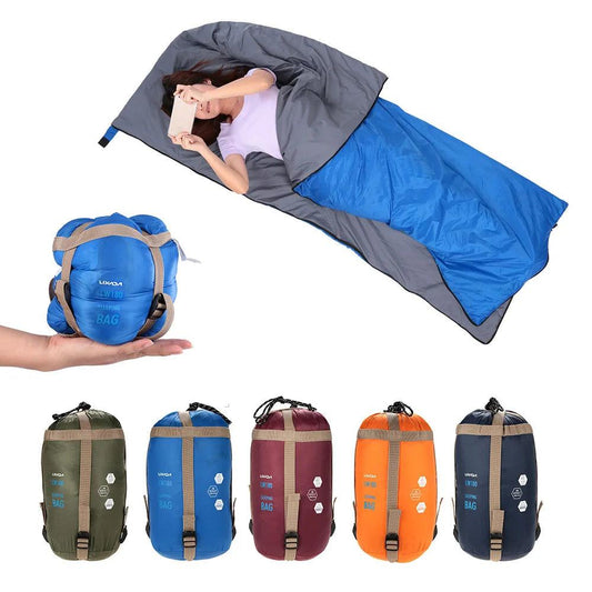Outdoor Envelope Sleeping Bag Mini Ultralight Multifunction Travel Bag Hiking Camping Sleeping Bags Nylon 190 * 75cm lazy bag - Outdoor Travel Store