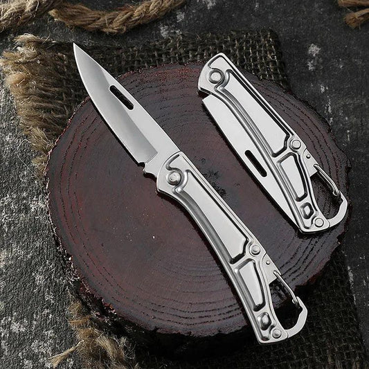 Pocket Fruit Knife, Stainless Steel Folding outdoor Knife with Non-slip Handle for Kitchen Accessories - Outdoor Travel Store