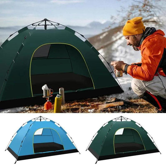 Pop Up Tent 1-2 Person Camping Tent Easy Instant Setup Protable Backpacking Sun Shelter For Travelling Hiking Field Camping - Outdoor Travel Store