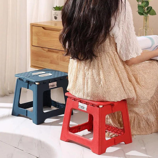 Portable Mini Outdoor Stool - 1pc Thickened Plastic Folding Chair & Bench for Adults & Kids - Outdoor Travel Store