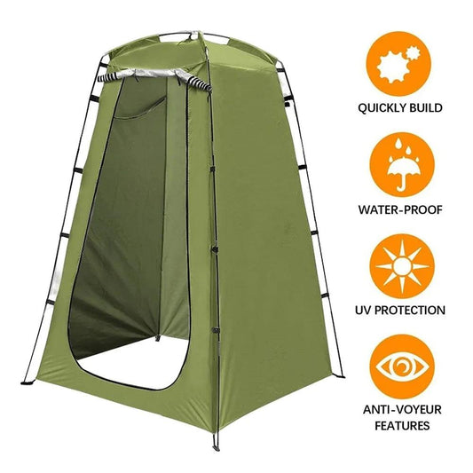 Portable Outdoor Camping Tent Shower Tent Simple Bath Cover Changing Fitting Room Tent Mobile Toilet Fishing Photography Tent - Outdoor Travel Store