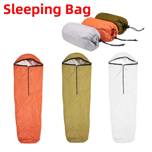 Sleeping Bag Waterproof Lightweight Thermal Emergency Sleeping Bag Survival Blanket Bag Camping Hiking Outdoor Activities - Outdoor Travel Store