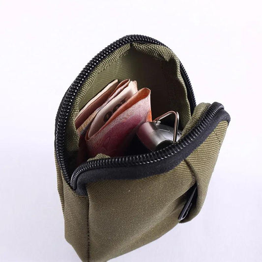Tactical Mini Wallet Card Bag Small Pocket Key Pouch Money Bag Men Waterproof Portable EDC Pouch Hunting Outdoor Waist Bag Nylon - Outdoor Travel Store