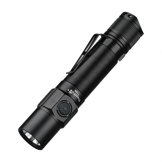 Trustfire T10R Army Tactical Flashlight 1800Lumen Powerful Type C USB Rechargeable 18650 LED Rechargeable Military Tactical Lamp - Outdoor Travel Store